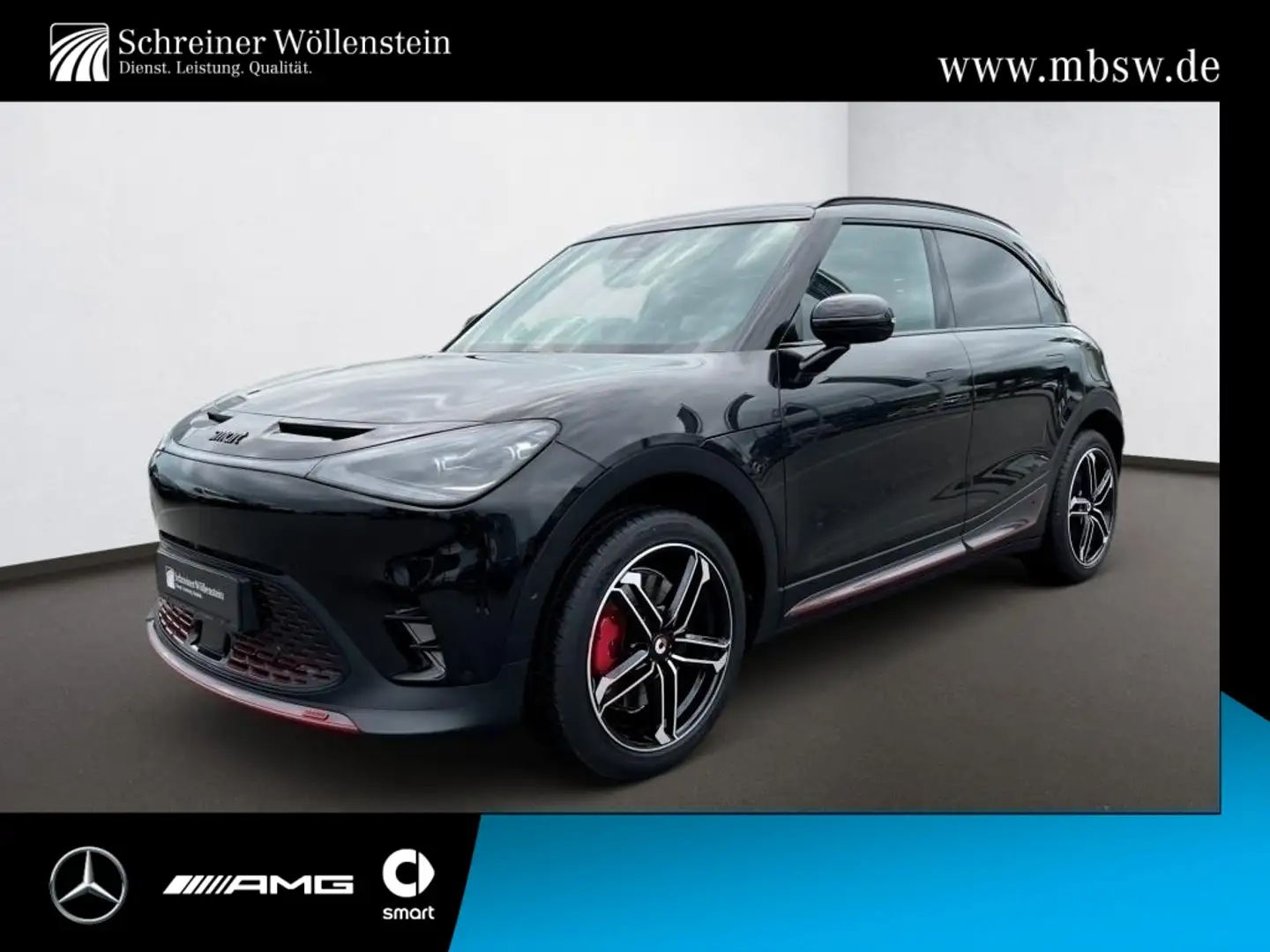 smart #1 Brabus  360°*Pano*HUD*Matrix*Distr.*Nav*CarPl Czarny - 1