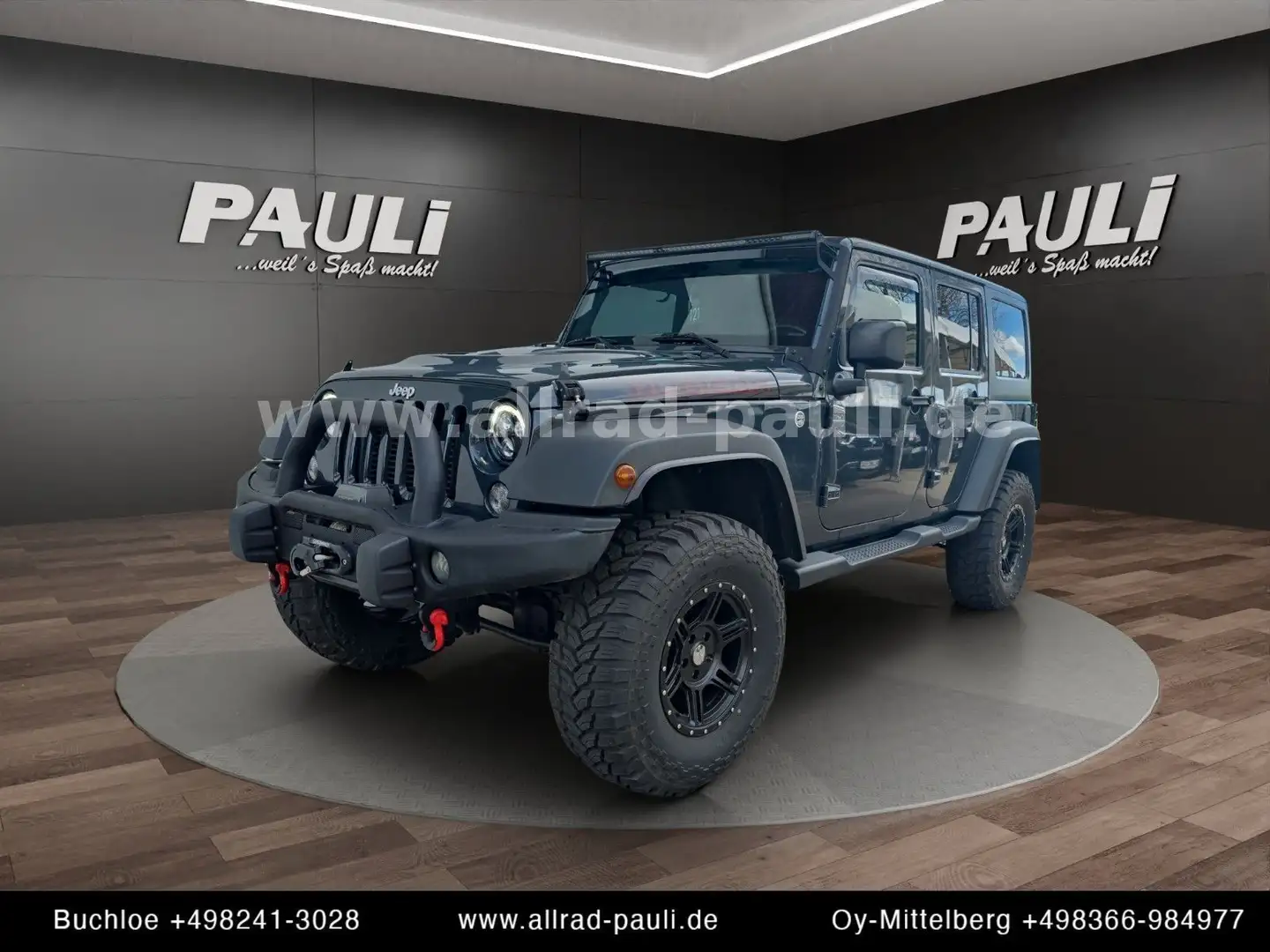 Jeep Wrangler Unlimited 2.8 CRD Rubicon HARD ROCK ED. Gris - 1