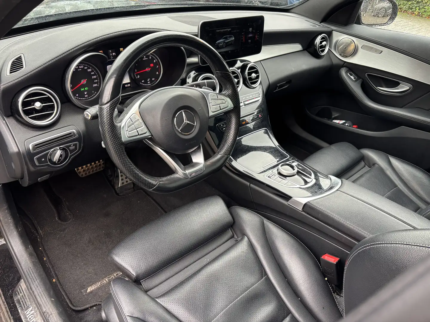 Mercedes-Benz C 180 Estate AMG SPORT | NL-AUTO! | FULL OPTION! | PANOD Noir - 2
