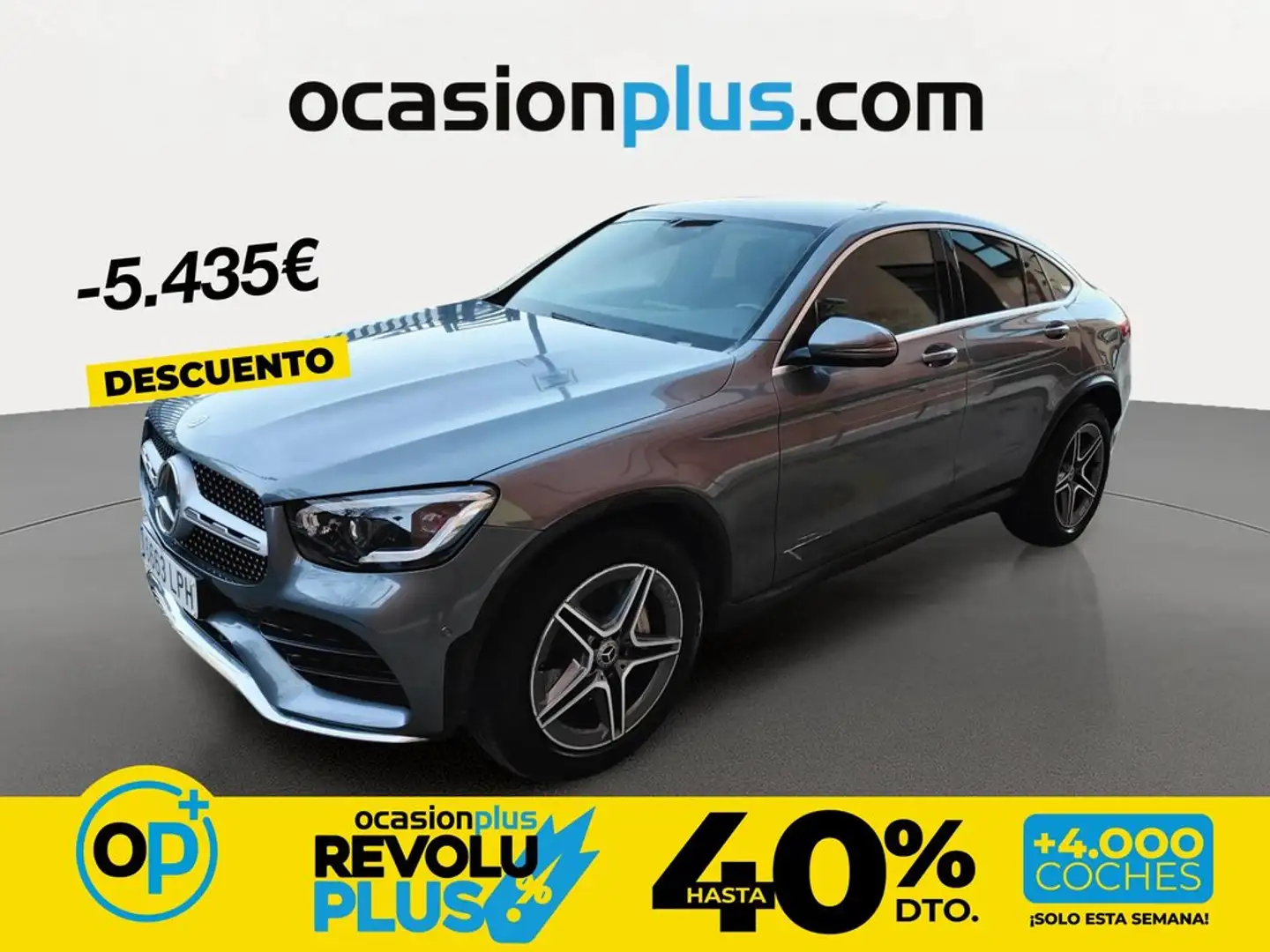 Mercedes-Benz GLC 220 Coupé 220d 4Matic 9G-Tronic Gris - 1