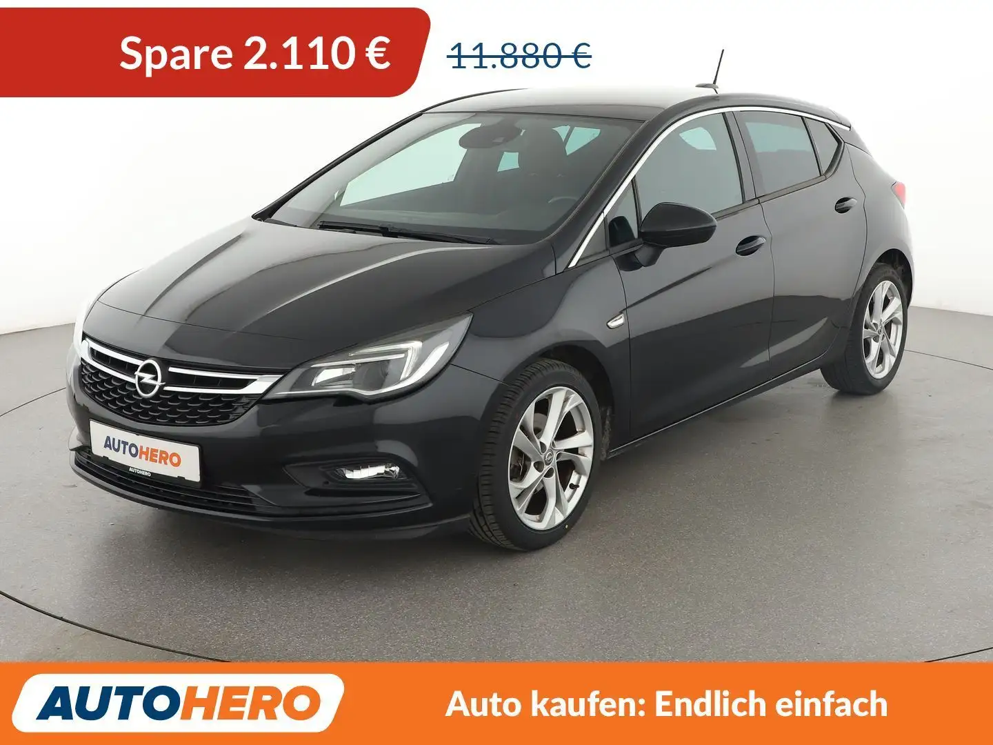 Opel Astra 1.4 SIDI Turbo Dynamic *TEMPO*PDC*SHZ* Schwarz - 1