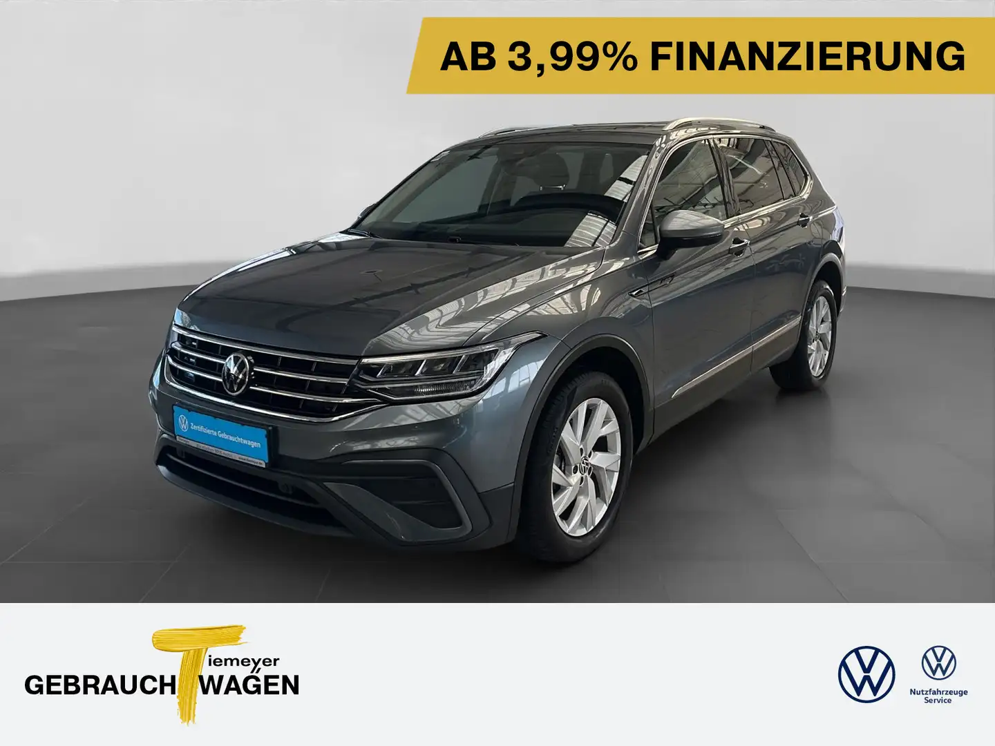 Volkswagen Tiguan Allspace 2.0 TDI AHK STANDHEIZ. PANO ERGO Grau - 1