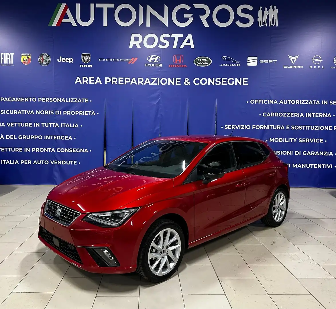 SEAT Ibiza 1.0 EcoTSI FR 95cv 5 porte KM0 PRONTA CONSEGNA Rosso - 1