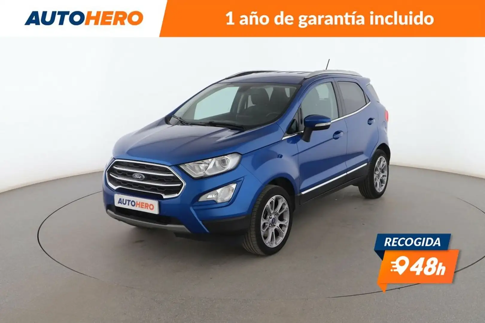 Ford EcoSport 1.0 EcoBoost Titanium Blauw - 1