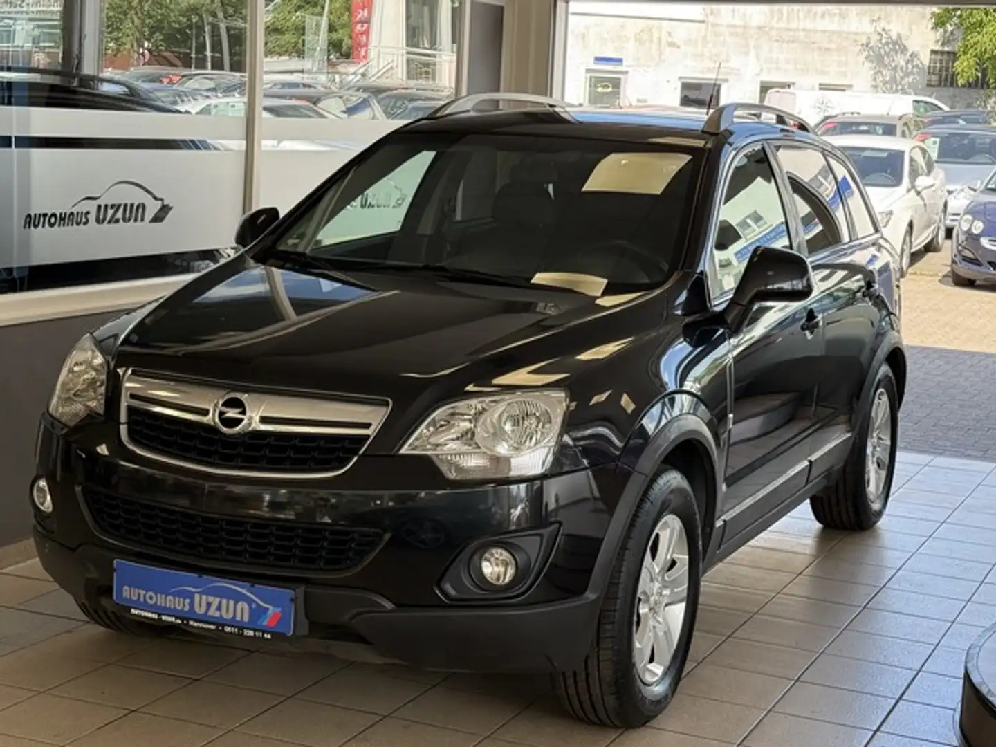 Opel Antara 4x4 T-Leder CNG-Erdgas Standheizung AHK Schwarz - 2