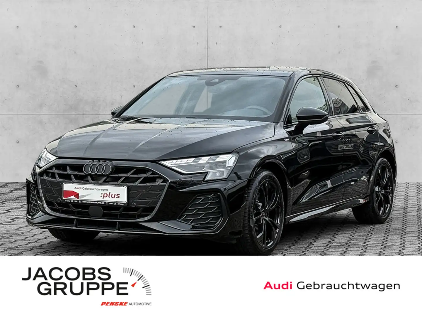 Audi A3 Sportback 35 TDI Pano/HuD/LED/Navi/ACC S line Schwarz - 1