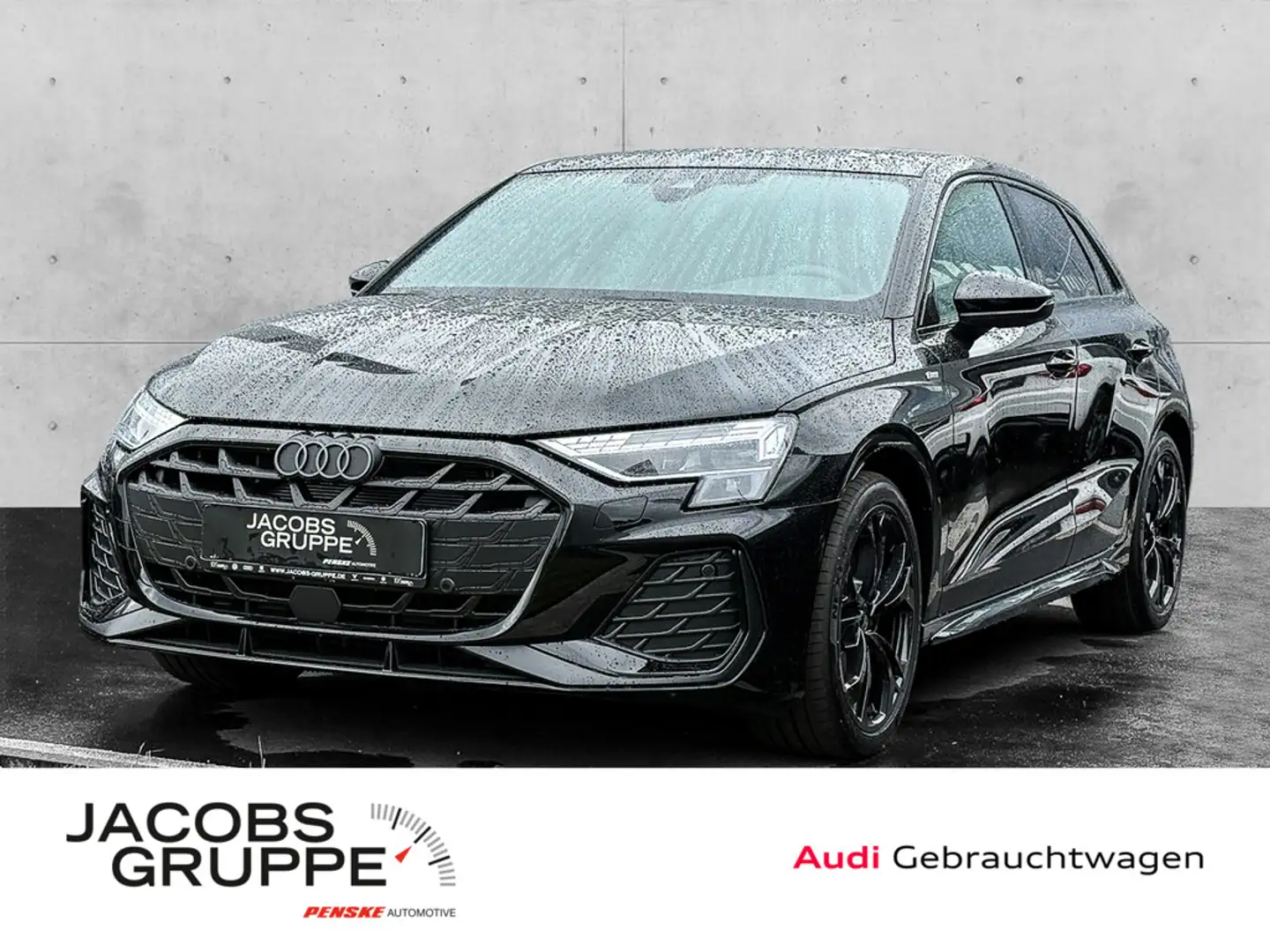 Audi A3 Sportback 35 TDI Pano/HuD/LED/Navi/ACC S line Schwarz - 1