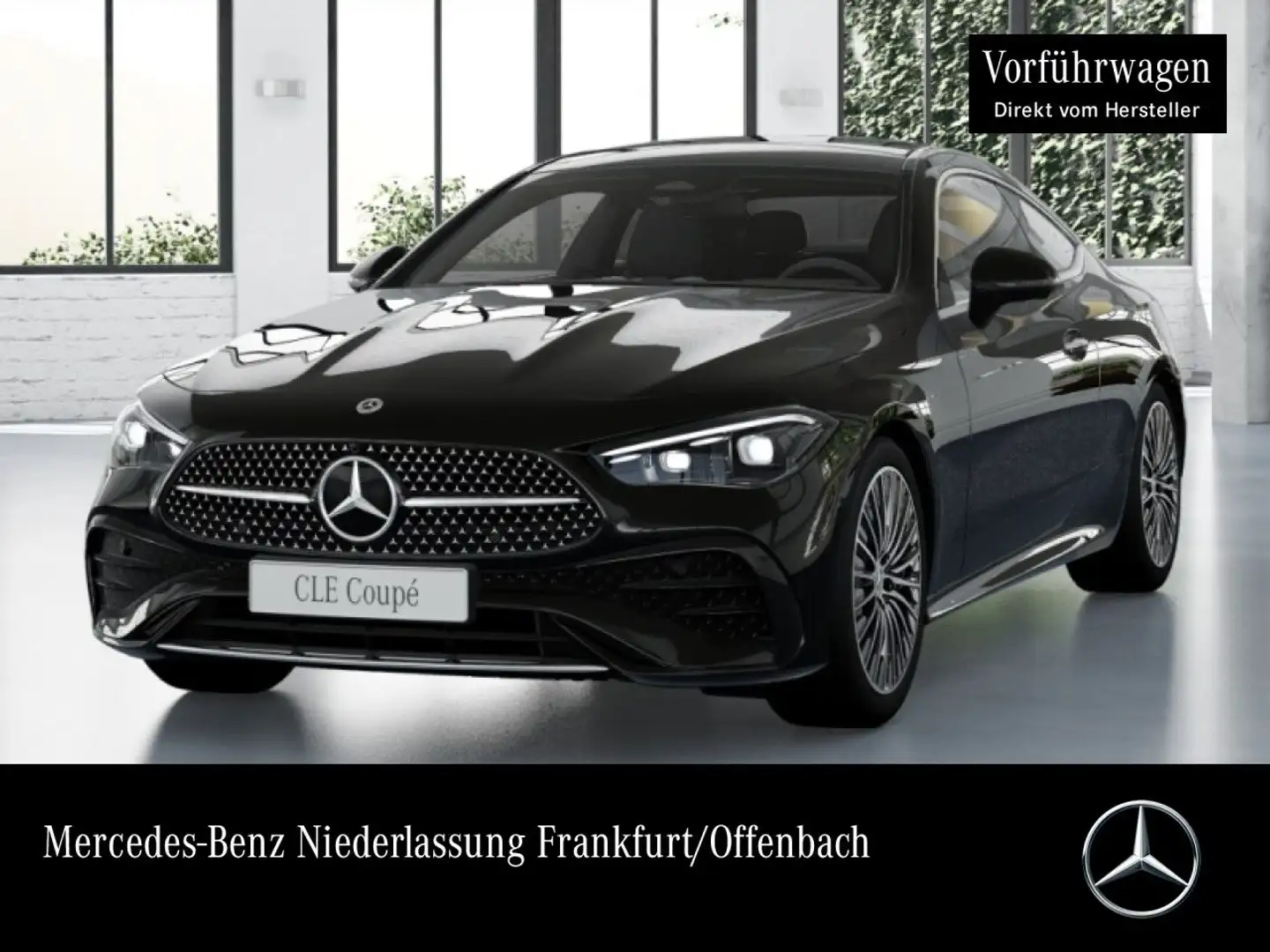 Mercedes-Benz CLE 200 4M AMG+PANO+360+BURMESTER+TOTW+KEYLESS+9G Schwarz - 1