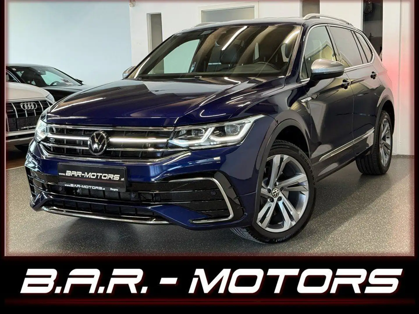Volkswagen Tiguan Allspace 2.0 TDI R-Line 4Motion *HUD*MATRIX*VIRTUAL* Blau - 1