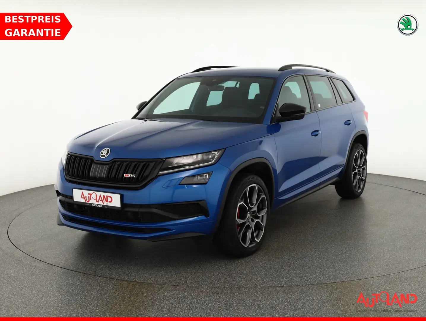 Skoda Kodiaq 2.0 B-TDI DSG RS 4x4 LED Standheizung AHK Blu/Azzurro - 1