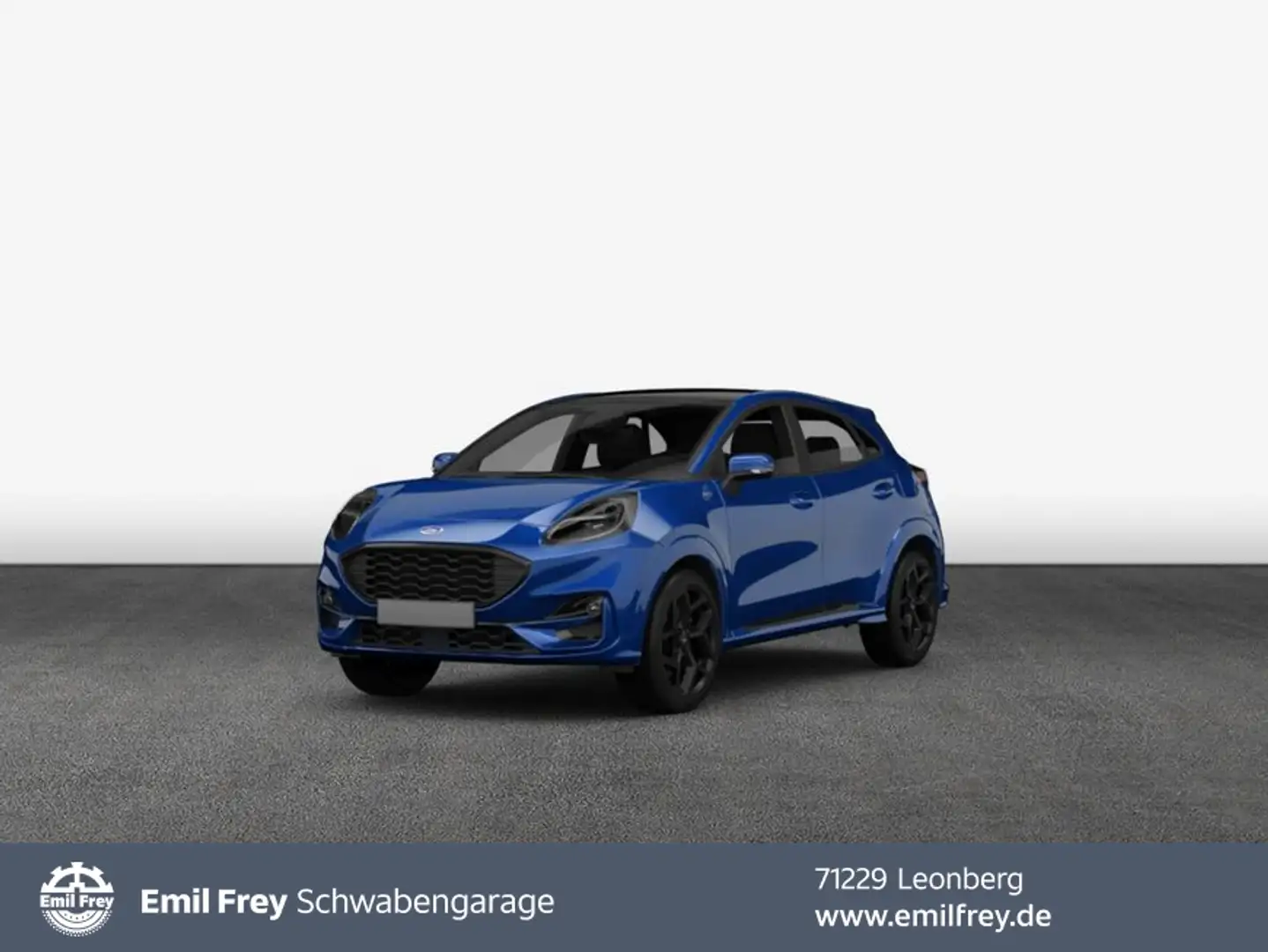 Ford Puma 1.0 EcoBoost Hybrid Aut. ST-LINE Blauw - 1