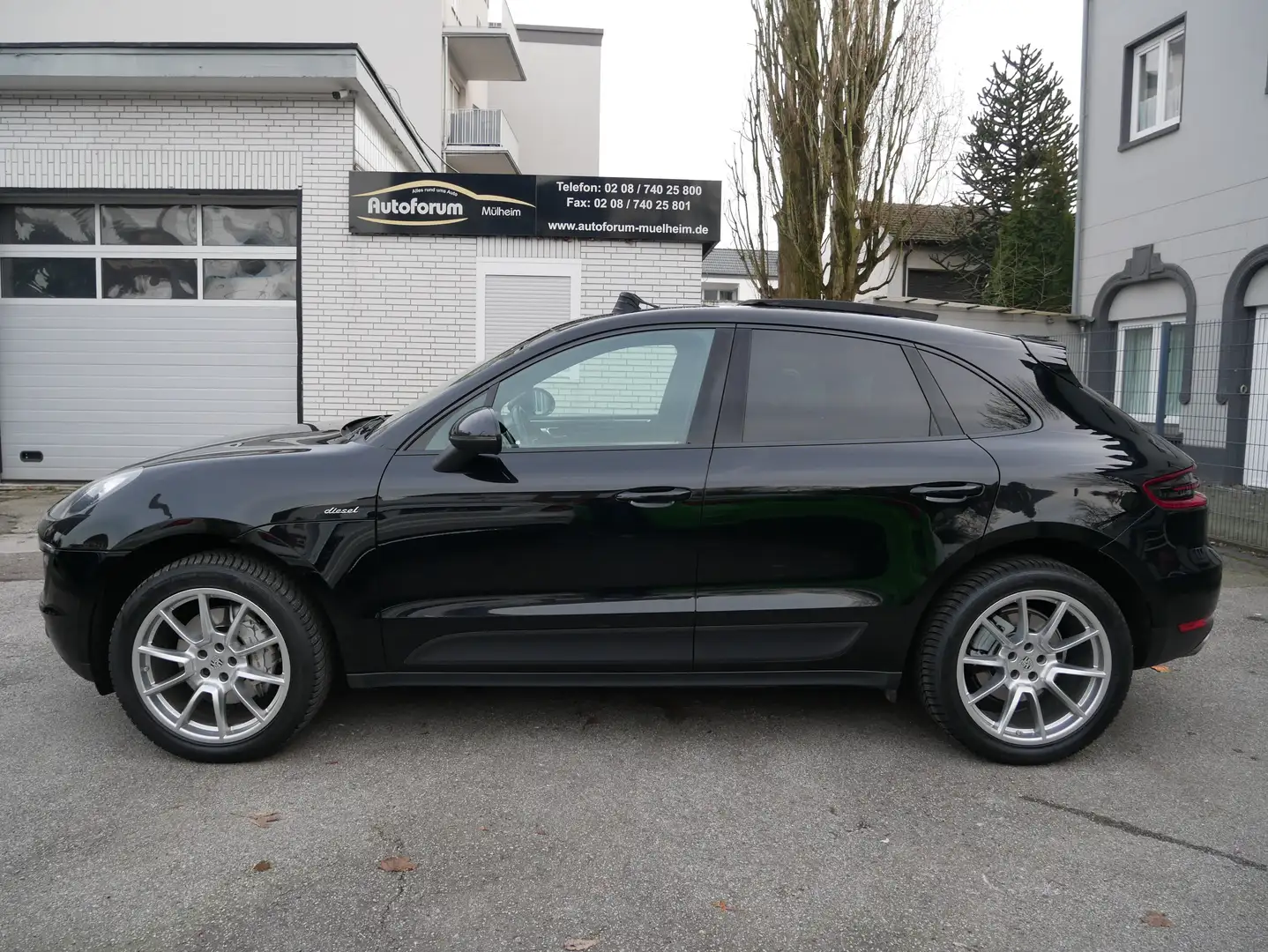 Porsche Macan S Diesel PDLS Pano Luftfed. Leder Navi RüKamera Noir - 2