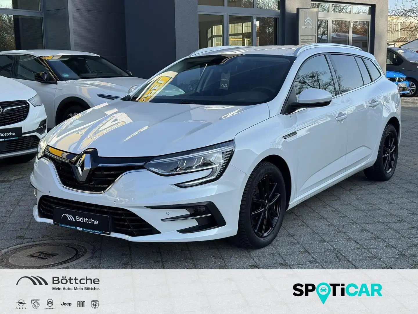 Renault Megane Grandtour 1.3 TCE Zen *NAVI*KLIMA*PDC* Blanc - 1