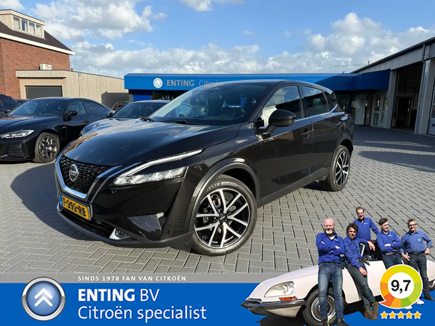 Nissan Qashqai 1.3 MHEV Xtronic Acenta ADAPT CRUISE CAMERA STOELV Noir - 1