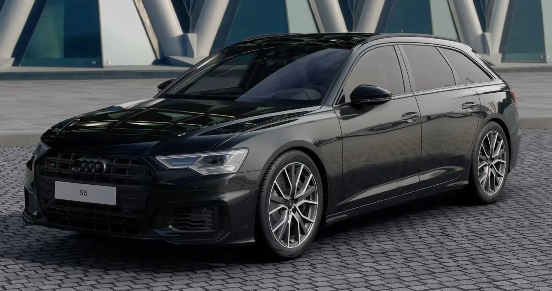 Audi S6 Avant TDI qu BLACK PANO HuD AHK LENKRADHZ 20" Schwarz - 2
