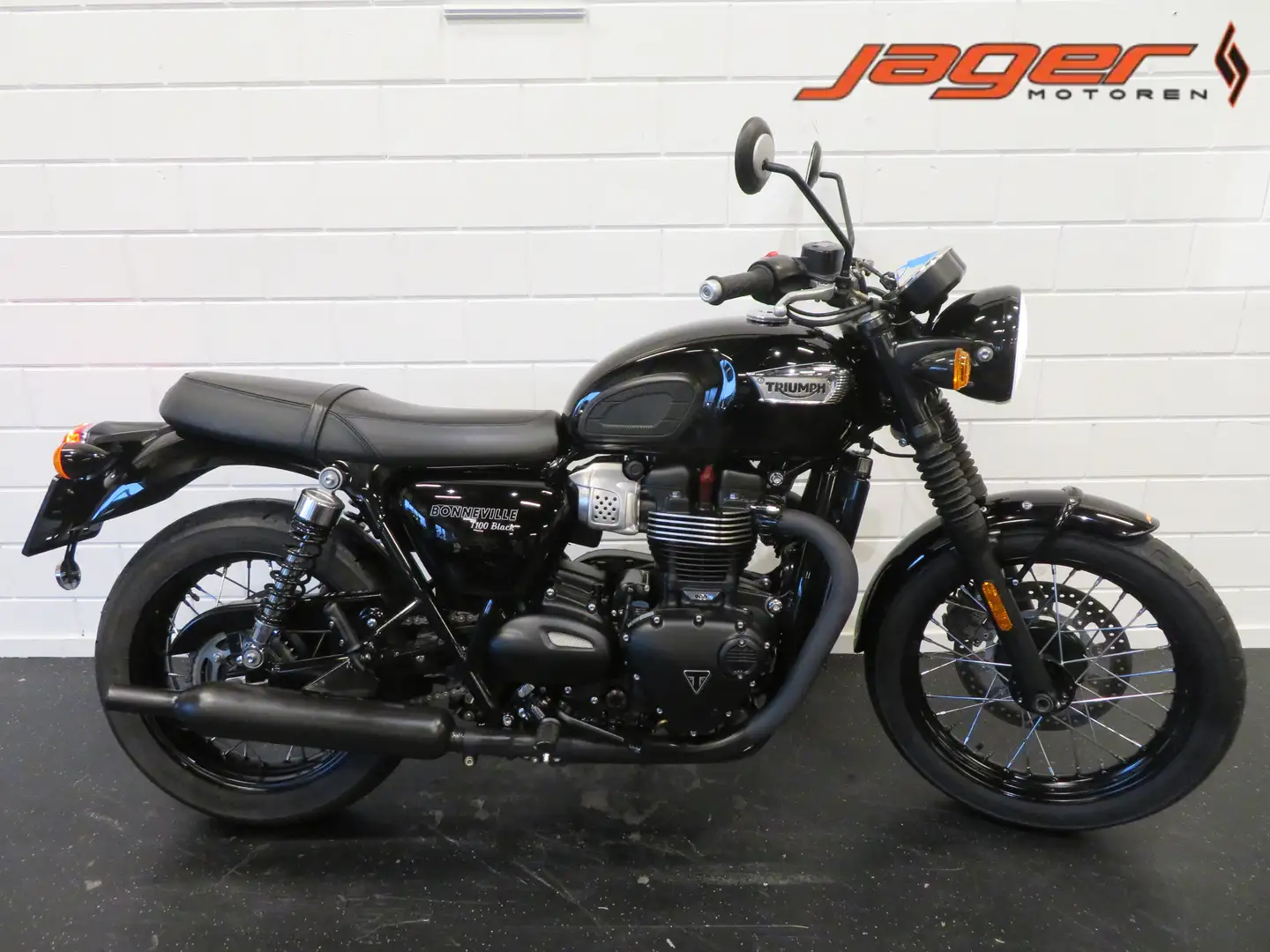 Triumph Bonneville T100 PERFECT! HISTORIE Negru - 1
