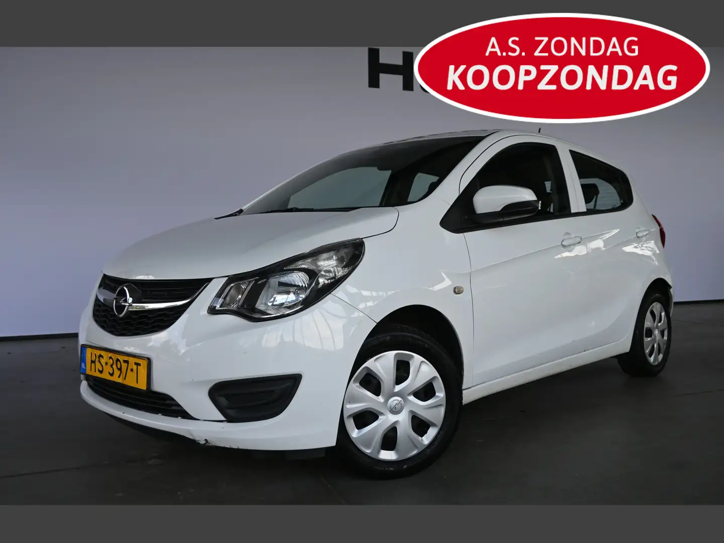 Opel Karl 1.0 ecoFLEX Edition Airco Cruise control Elektrisc Alb - 1
