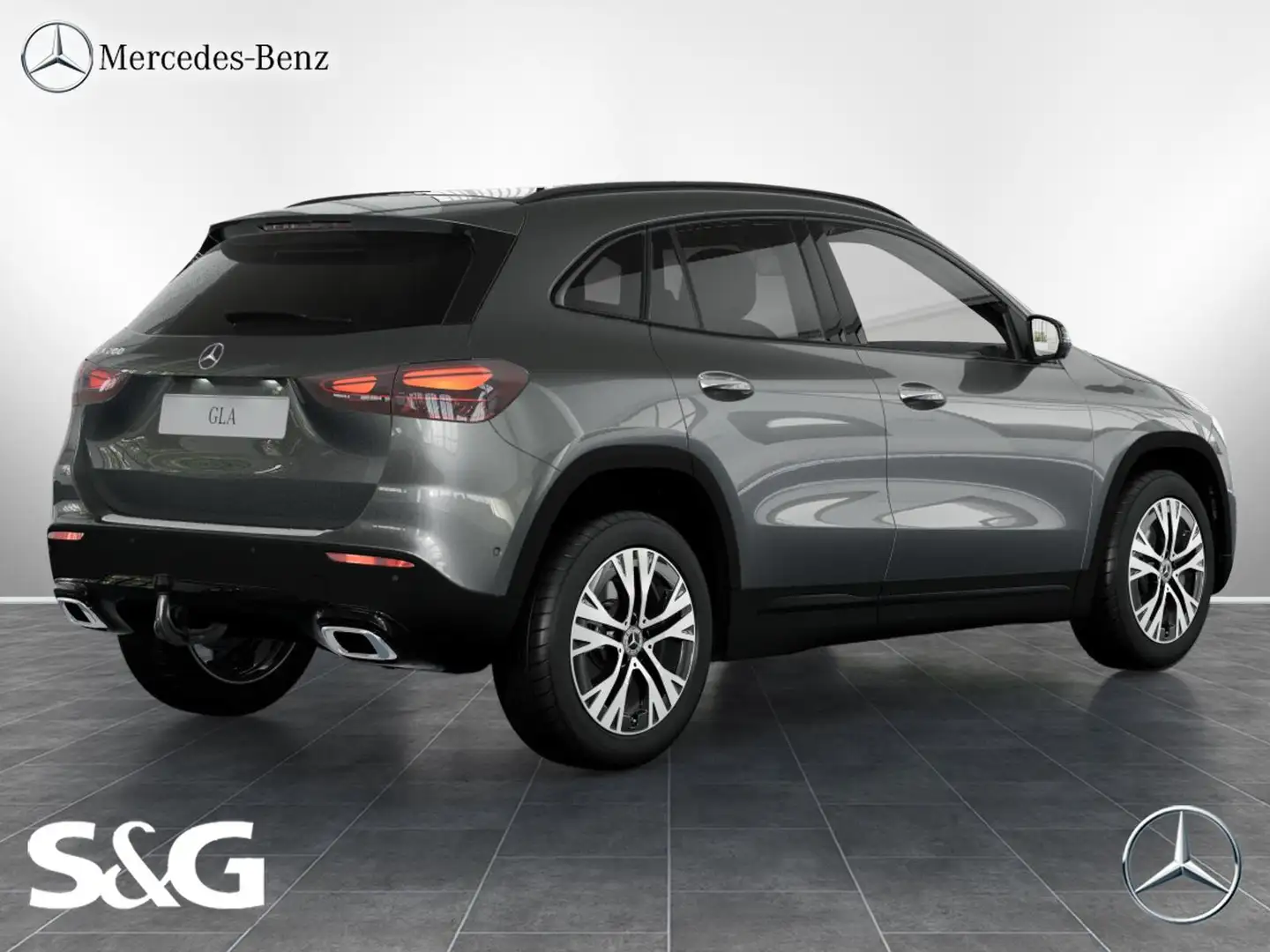 Mercedes-Benz GLA 200 Progressive 360°+LED+Totwink+AHK+Distron Gris - 2