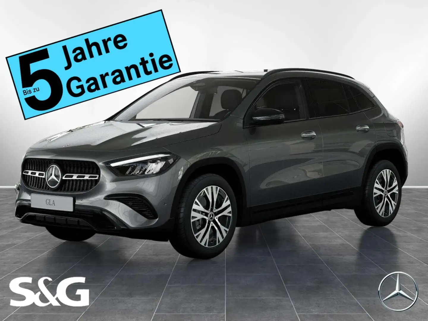 Mercedes-Benz GLA 200 Progressive 360°+LED+Totwink+AHK+Distron Gris - 1