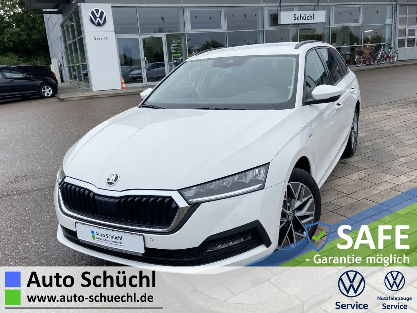 Skoda Octavia Combi 2.0 TDI DSG 17"+NAVI-COLUMBUS+AHK+ Weiß - 1