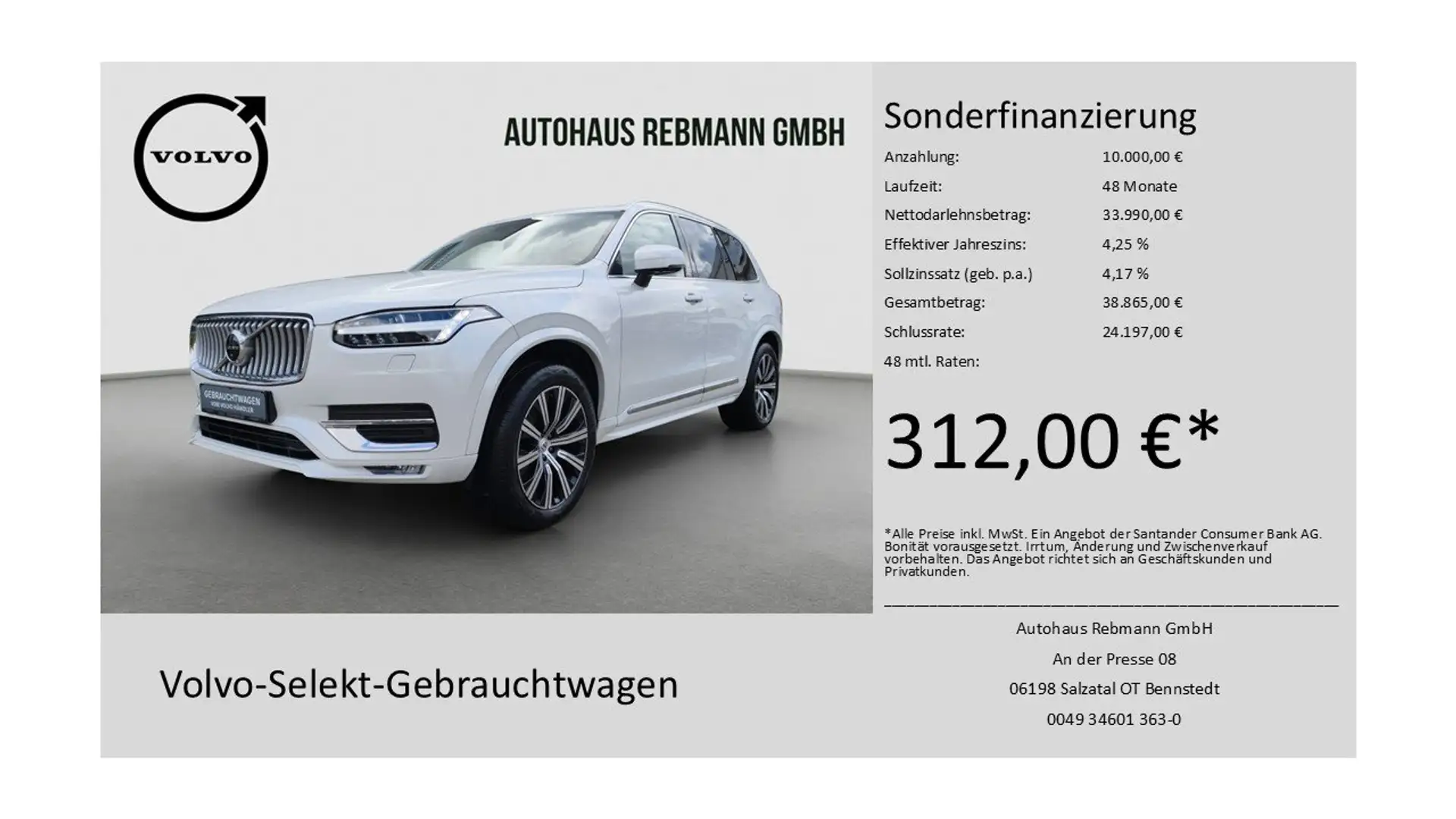 Volvo XC90 B5 Inscription AWD Weiß - 1
