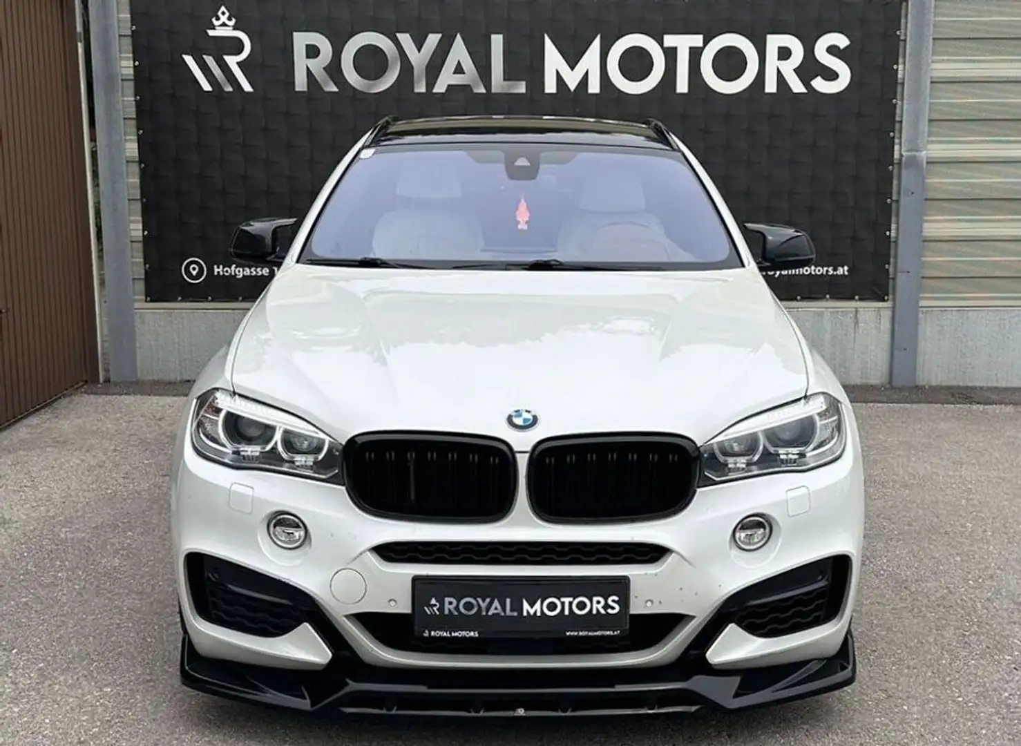 BMW X6 M 50d/VOLLAUSSTATTUNG Blanc - 2