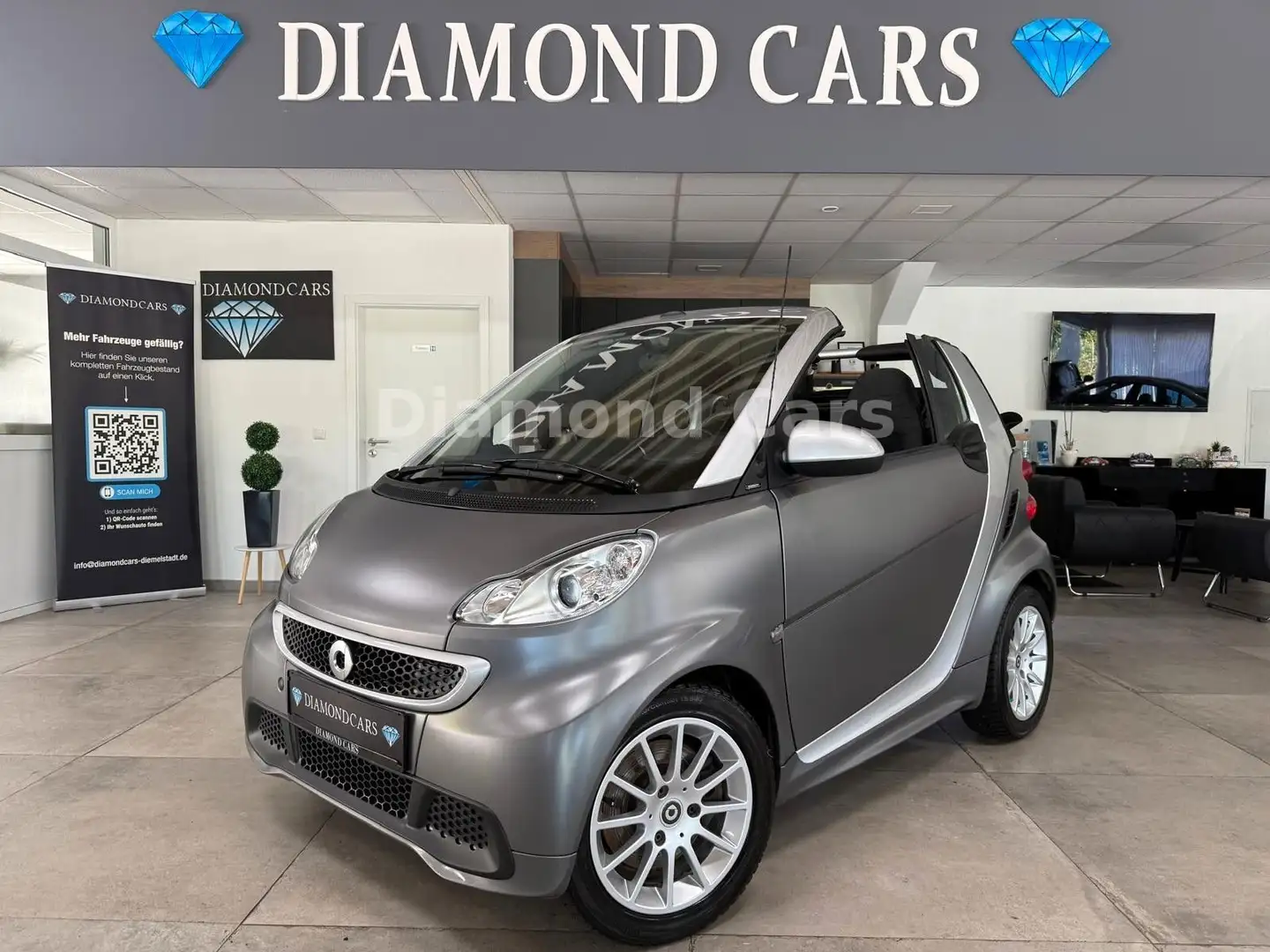 smart forTwo fortwo cabrio CDI* MB-GARANTIE * SHZ * Silber - 2