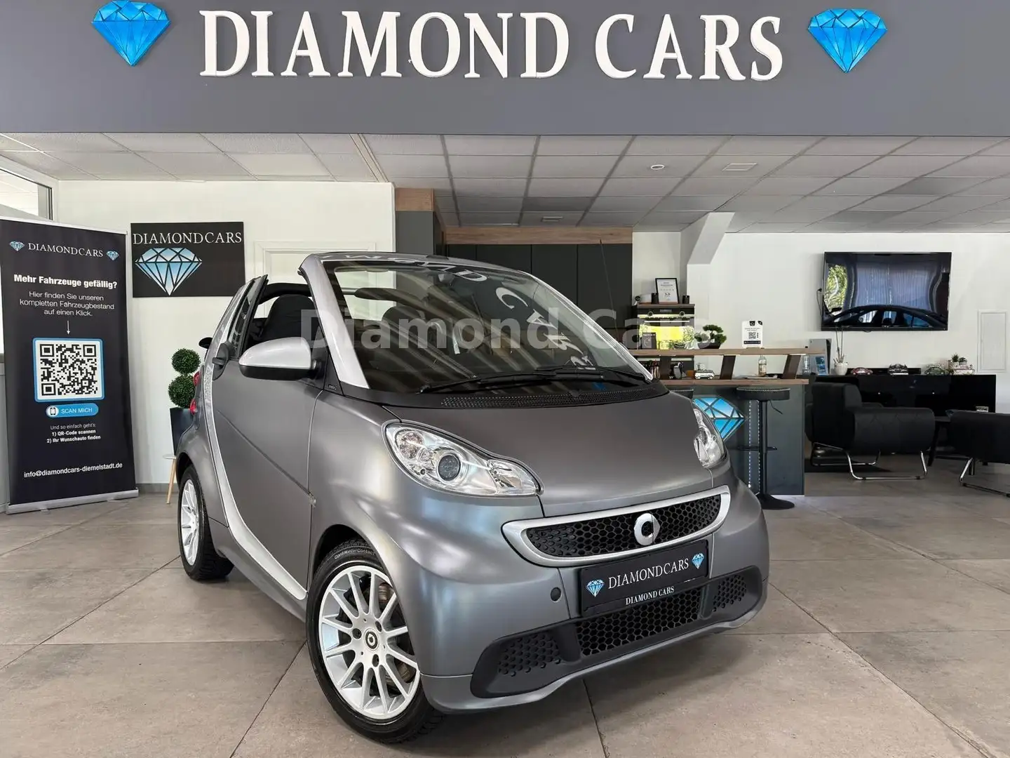 smart forTwo fortwo cabrio CDI* MB-GARANTIE * SHZ * Silber - 1