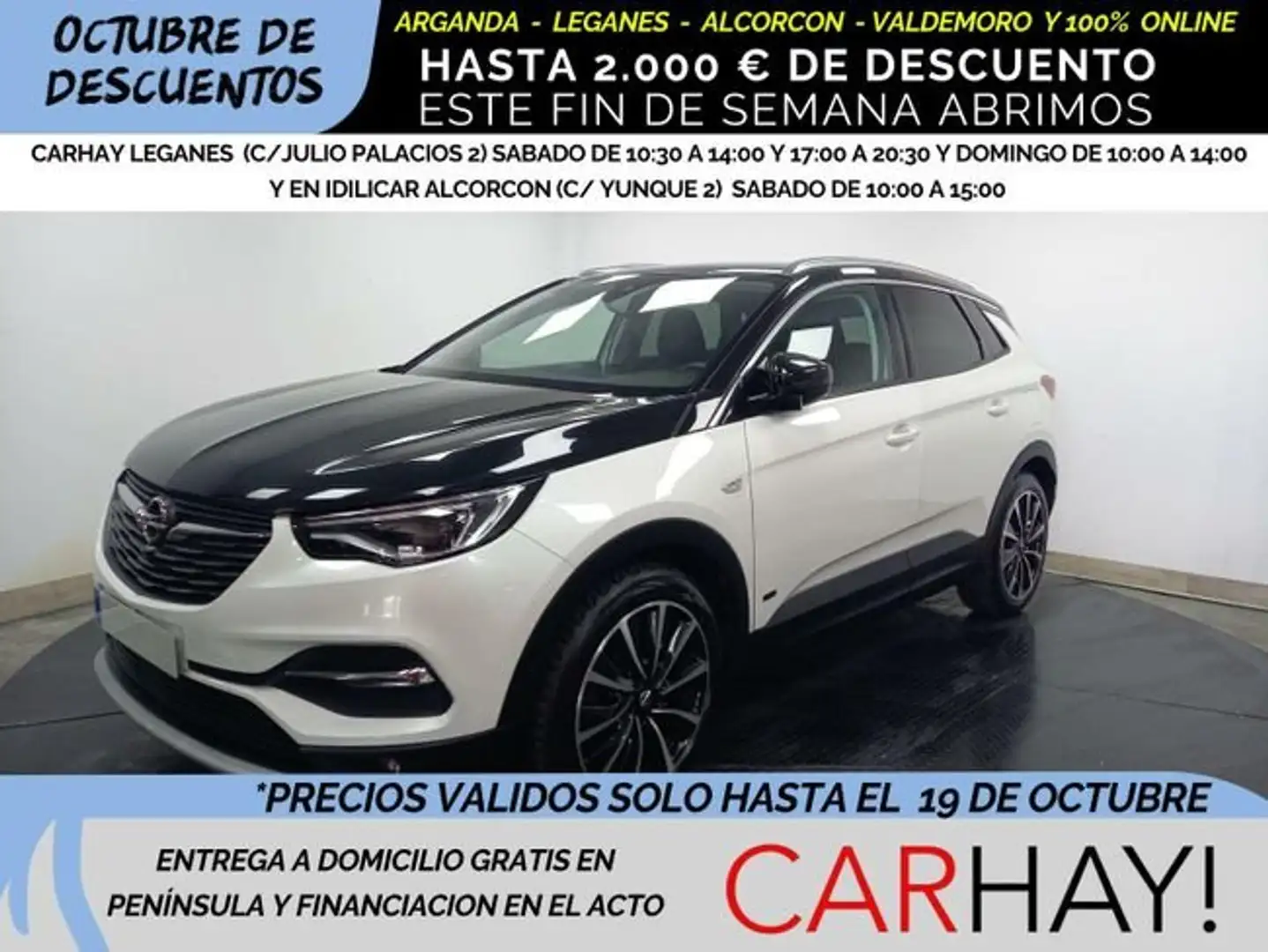 Opel Grandland PHEV HYB 300CV 4X4 ULT AT8 Blanc - 1