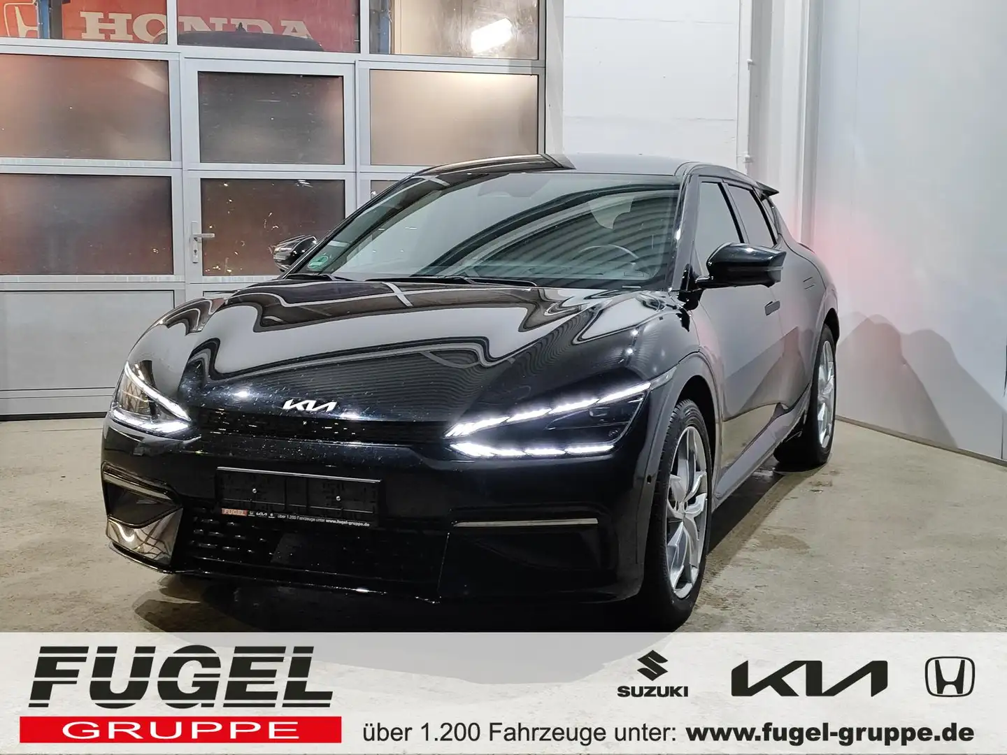 Kia EV6 77,4 GT-Line 2WD Navi|HuD|Sound|360° Schwarz - 1