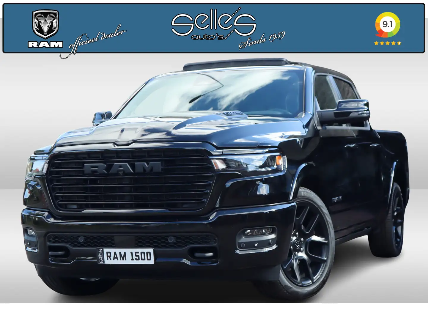 Dodge RAM 1500 2025 3.0L HURRICANE LARAMIE Night Premium | B Fekete - 1