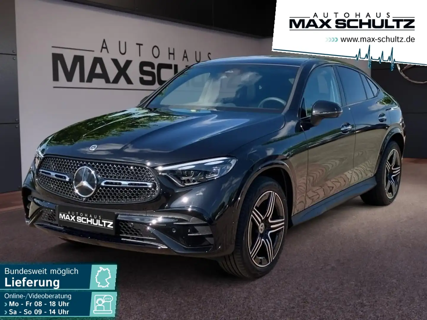 Mercedes-Benz GLC 220 d 4M Coupé AMG*AHK*Memory*Keyless-Go*LED Schwarz - 1