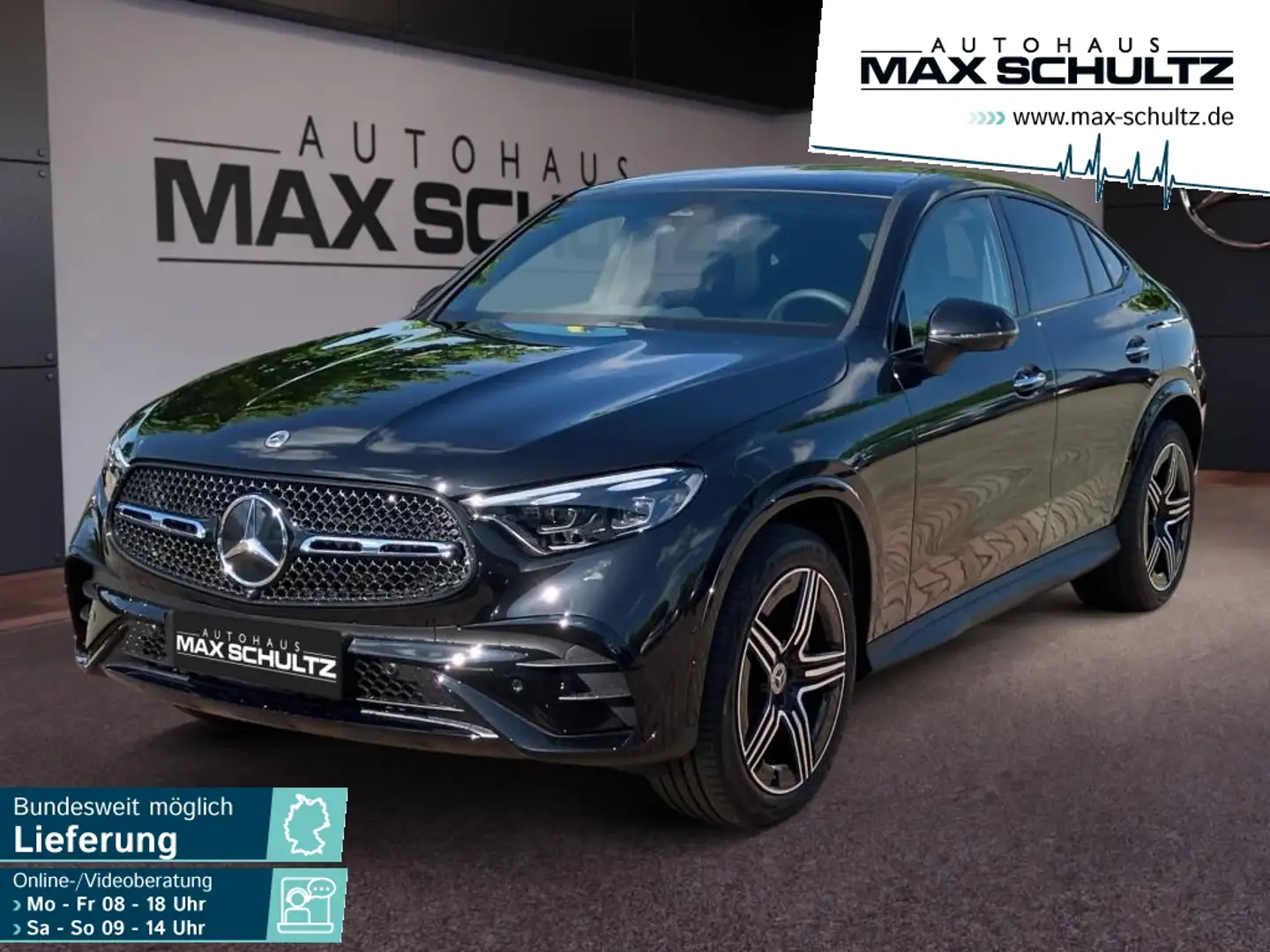 Mercedes-Benz GLC 220 d 4M Coupé AMG*AHK*Memory*Keyless-Go*LED Schwarz - 1