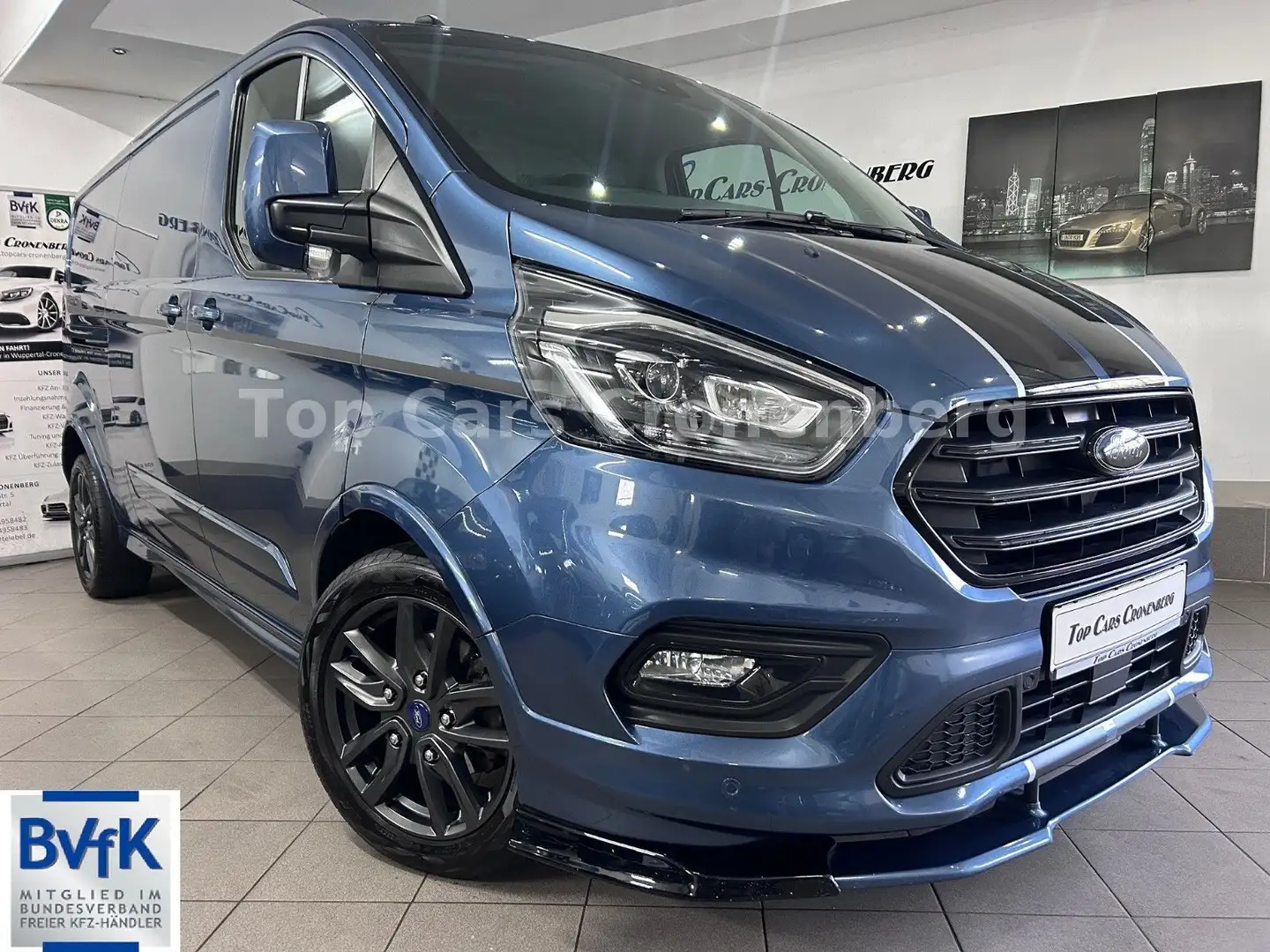 Ford Transit Custom Sport 2.0 L2 H1*Leder*Bi-Xenon* Blau - 1