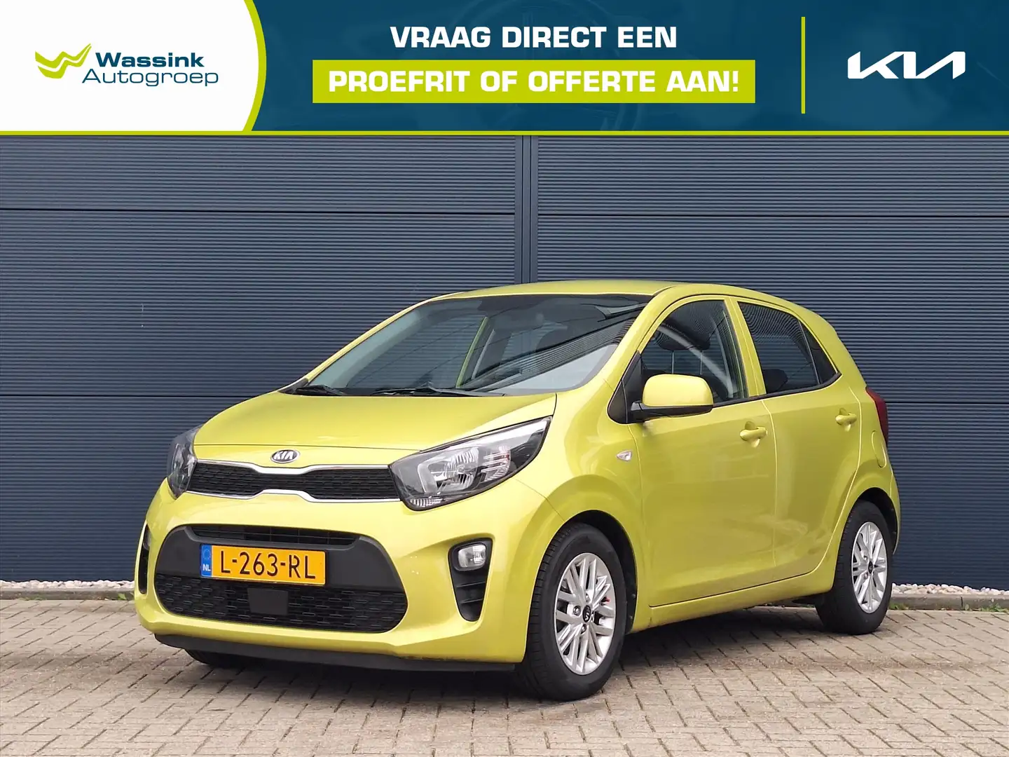 Kia Picanto 1.0 DPi 67pk 4-zits DynamicLine | Cruise Control | Vert - 1