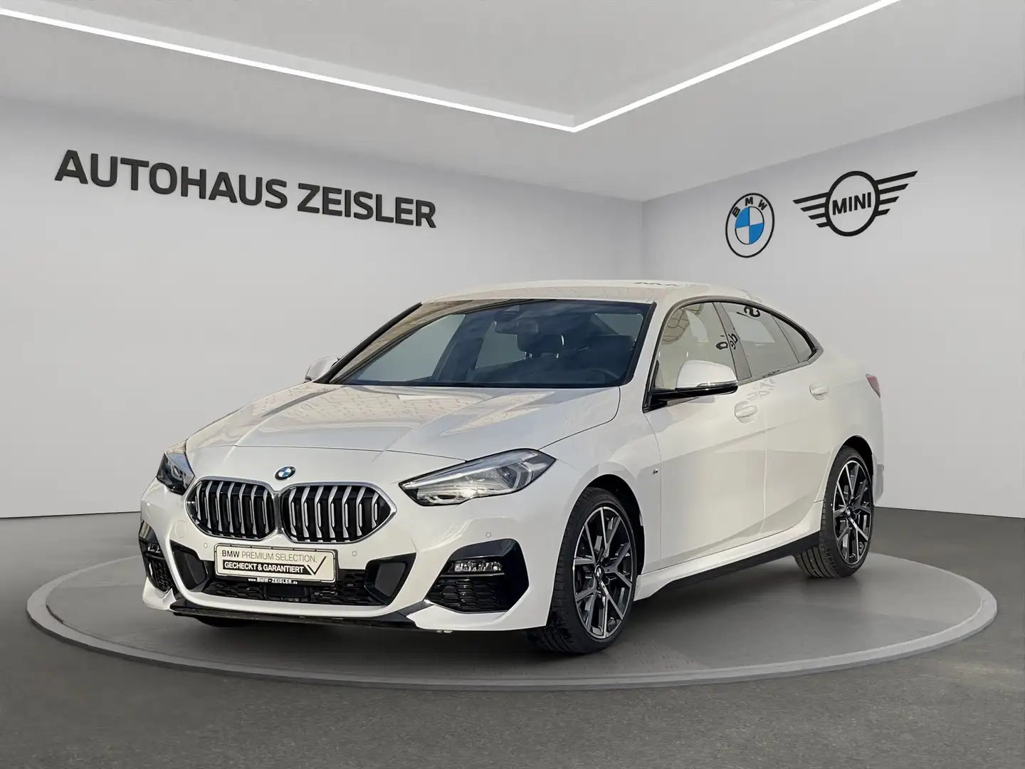 BMW 218 d Gran Coupé Automatik M SPORTPAKET Weiß - 1