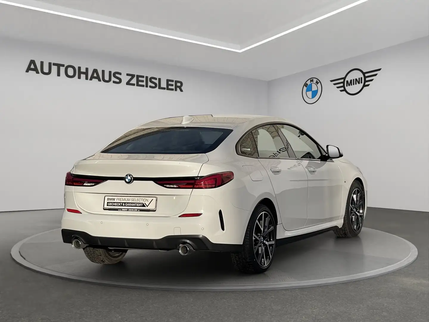 BMW 218 d Gran Coupé Automatik M SPORTPAKET Weiß - 2