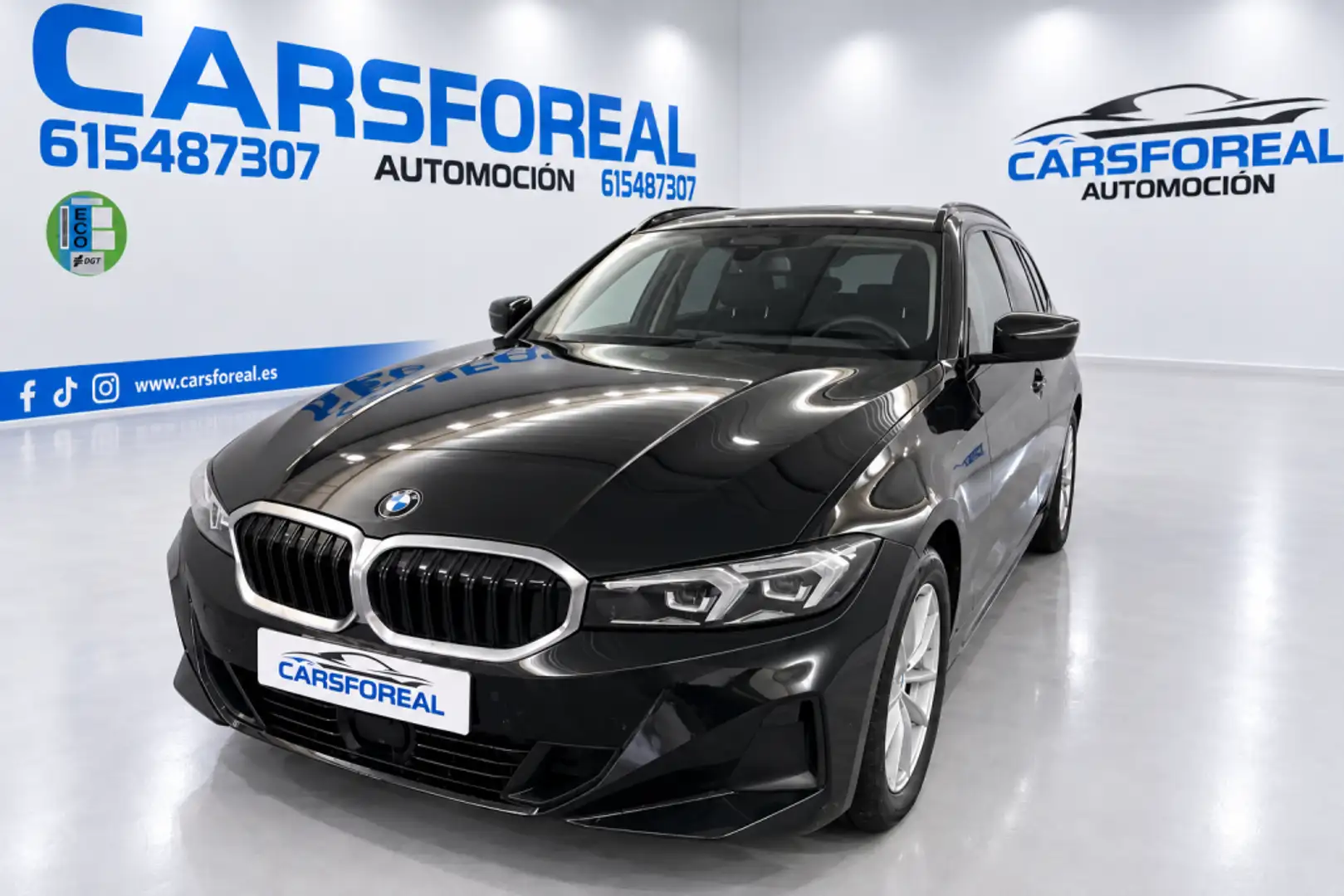 BMW 320 320dA Negro - 1