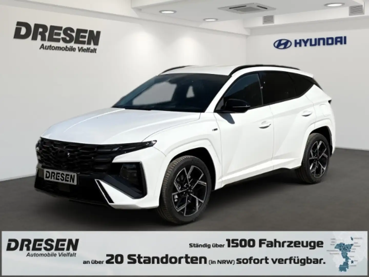 Hyundai TUCSON N Line  EU6e 1.6 T-GDI 7-DCT 2WD Blanc - 1