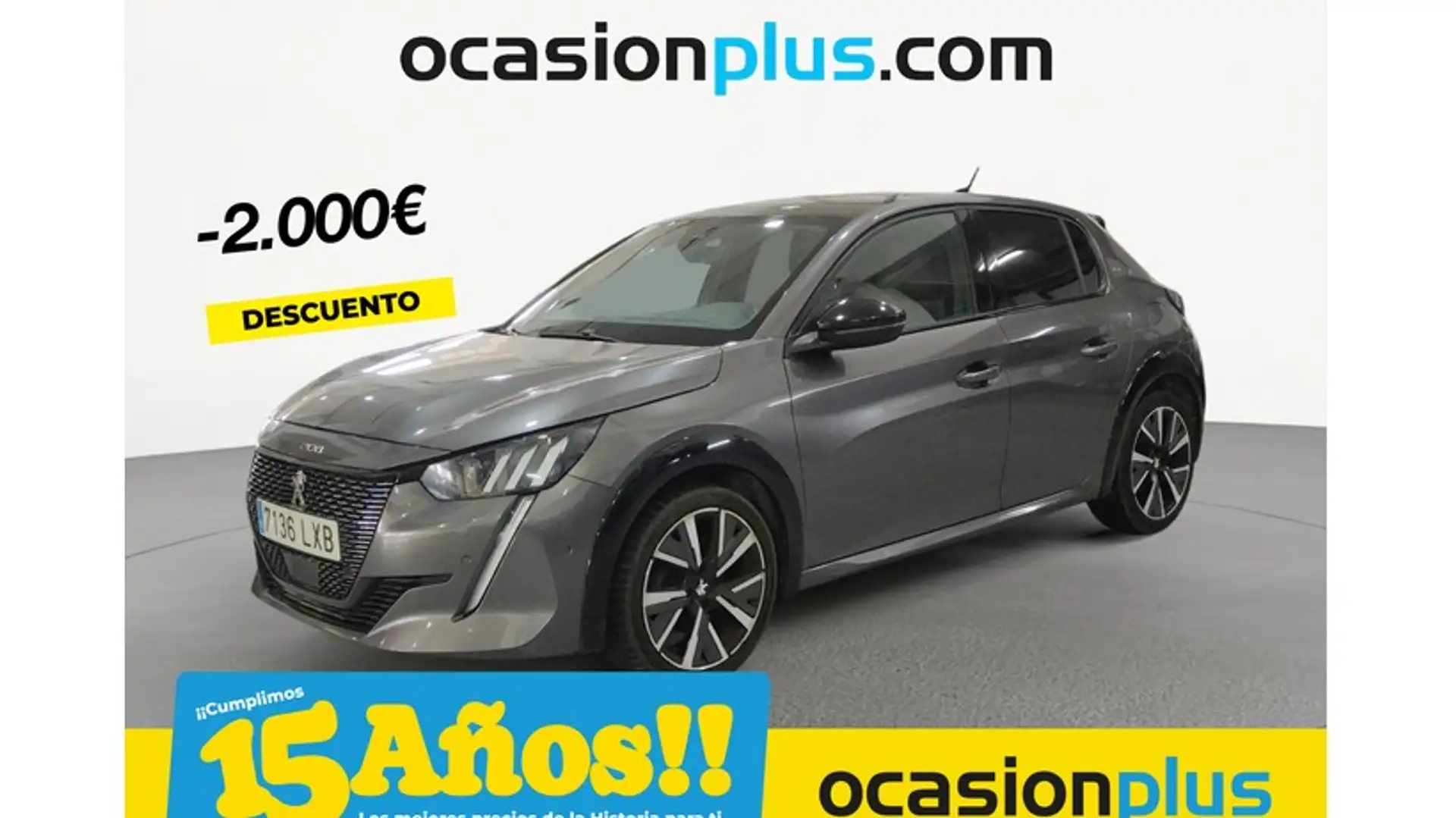 Peugeot 208 1.2 Puretech S&S GT 100 Argent - 1