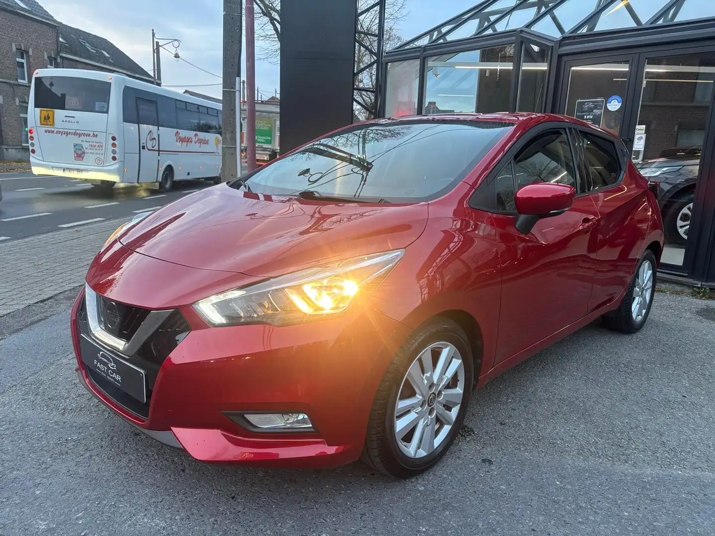 Nissan Micra Micra 0.9 IG-T Acenta (EU6.2) Rood - 1