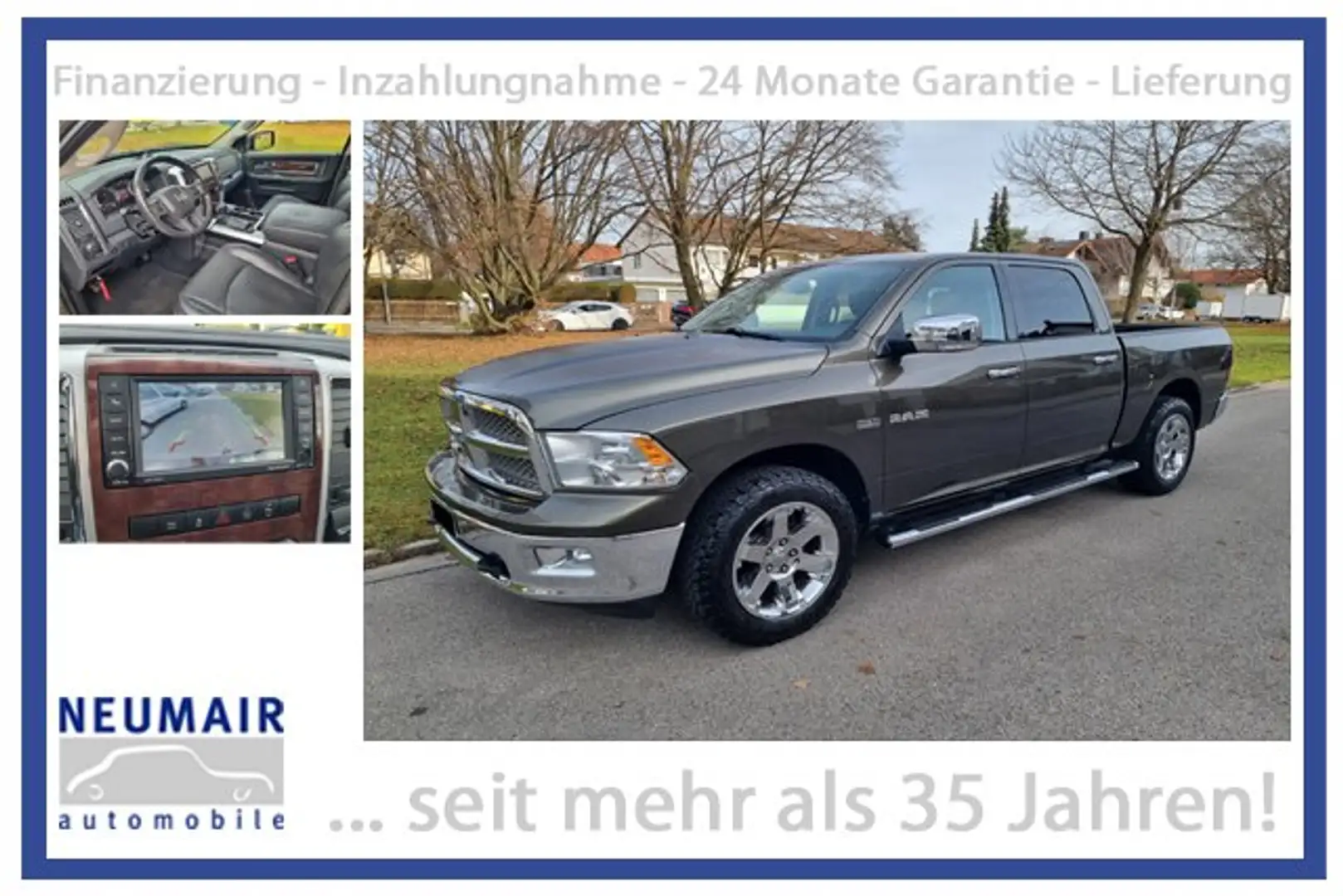 Dodge RAM 1500 5,7 V8 4x4 CrewCab * Deutsch. Modell! * Grau - 1