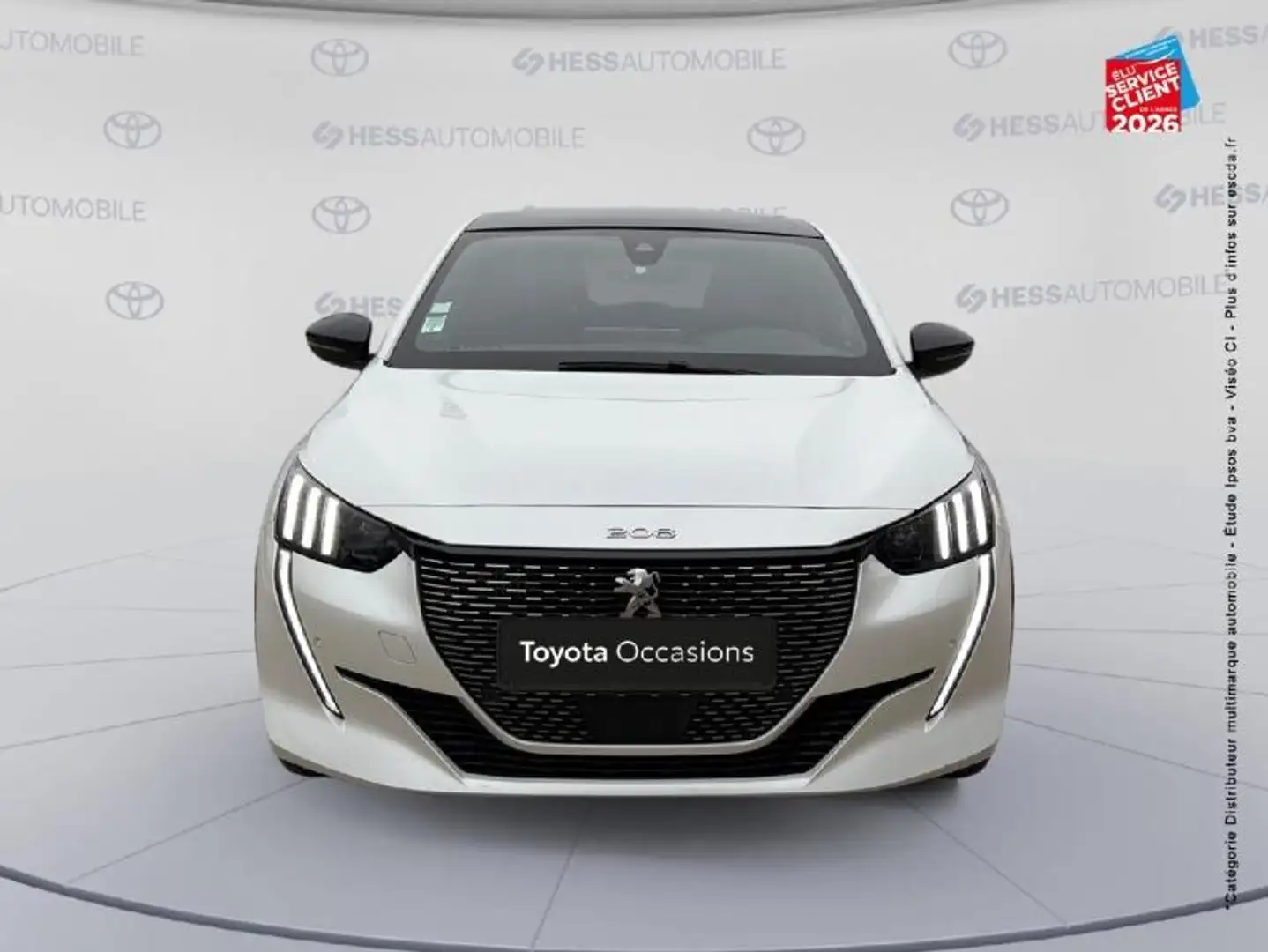 Peugeot 208 1.2 PureTech 100ch S\u0026S GT Line EAT8 Blanc - 2