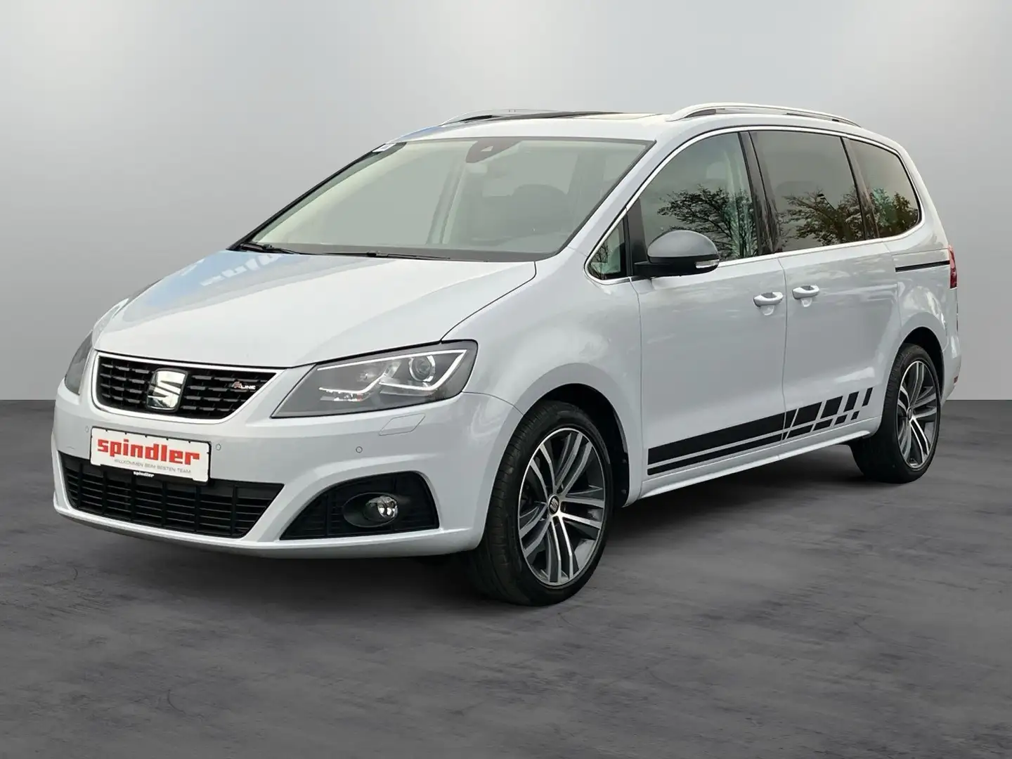 SEAT Alhambra FR 2.0TDI DSG / Pano, Navi, 7Sitze, AHK Argent - 2