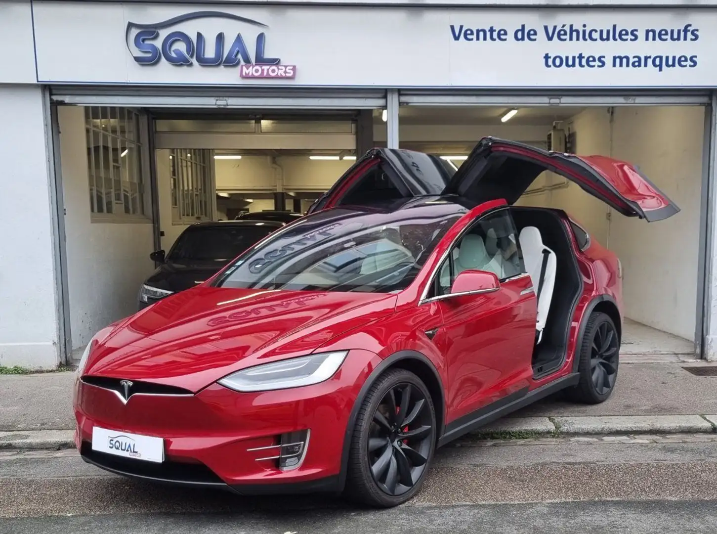 Tesla Model X Performance Ludicrous plus Raven Rouge - 2