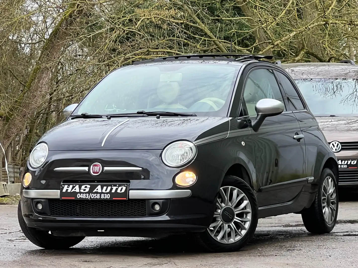 Fiat 500 1.2i//EURO6B//TOITOUVRANT//CLIM Noir - 1