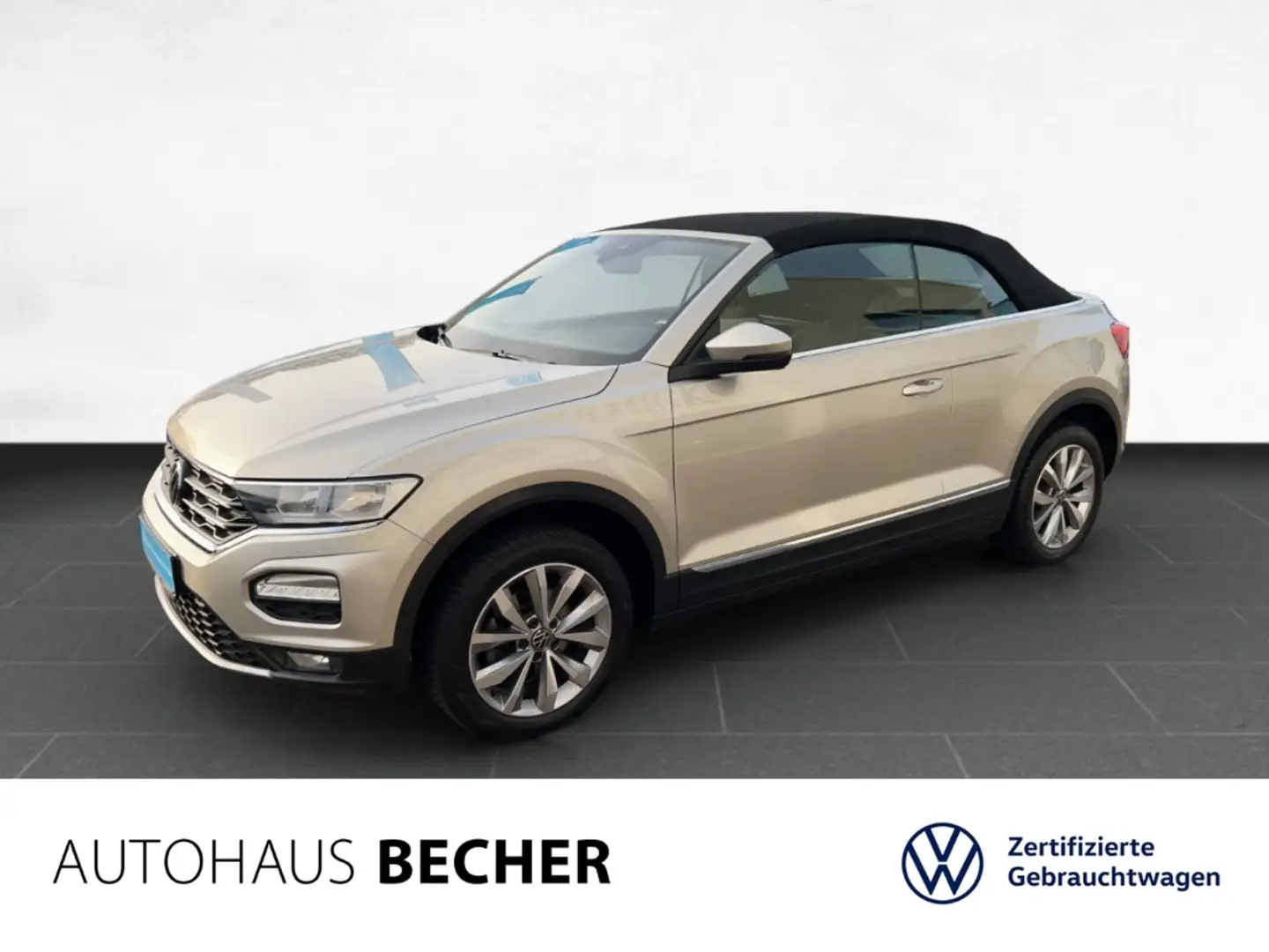 Volkswagen T-Roc Cabrio 1.0 TSI 6-Gang Style/Sitzhz/PDC/ACC Gümüş rengi - 1