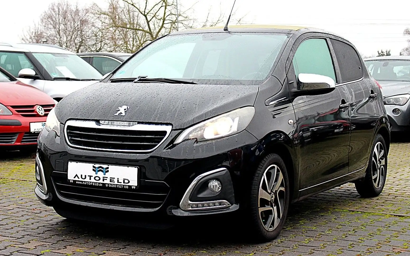 Peugeot 108 VTi/FALTDACH/SHEFT/KLIMA/SHZ/PDC/CARPLAY/TEM Noir - 1