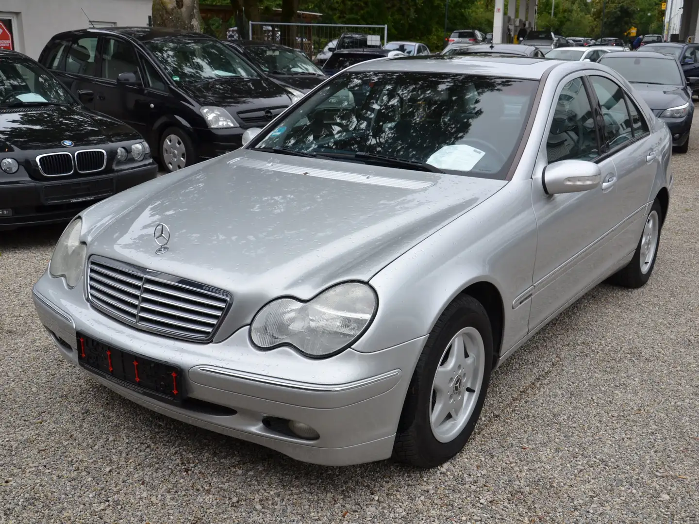 Mercedes-Benz C 200 C 200 Kompressor Elegace Guter Zustand Aut. GSD Silber - 1