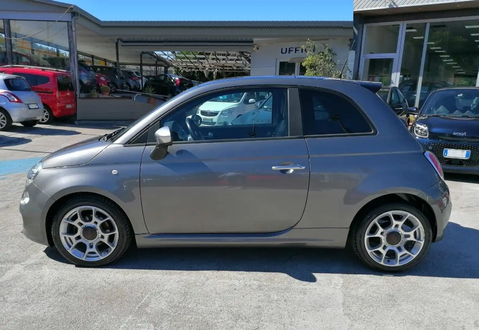 Fiat 500 S 0.9 TWINAIR TURBO 85cv LOUNGE DUALOGIC Grigio - 2